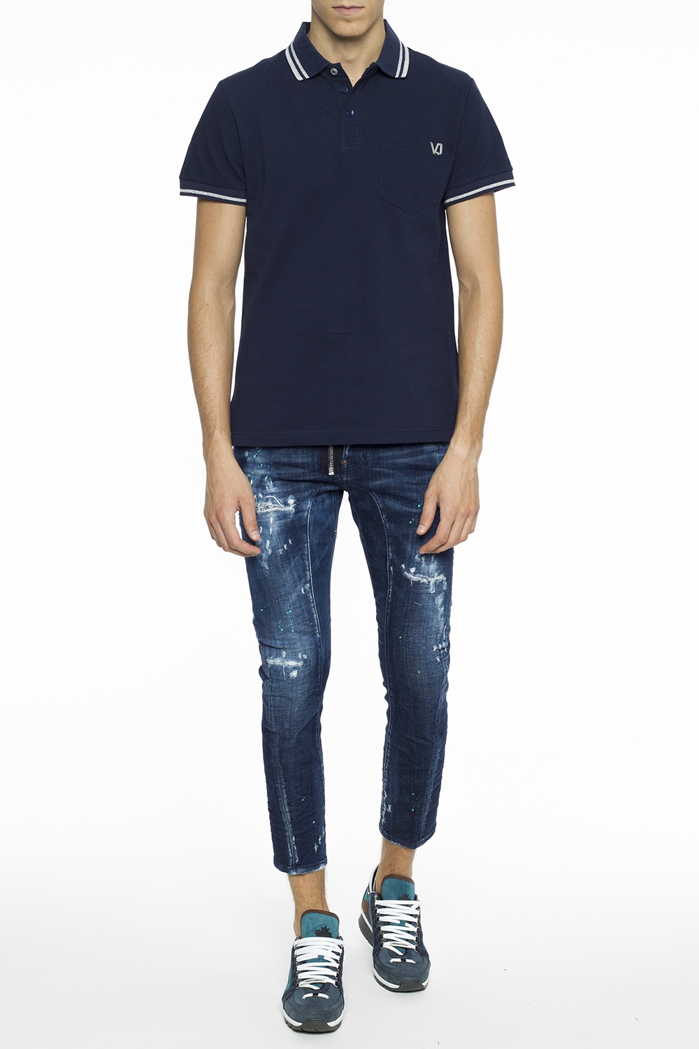 Blue 'Tidy Biker Jean' jeans Dsquared2 - Vitkac Canada